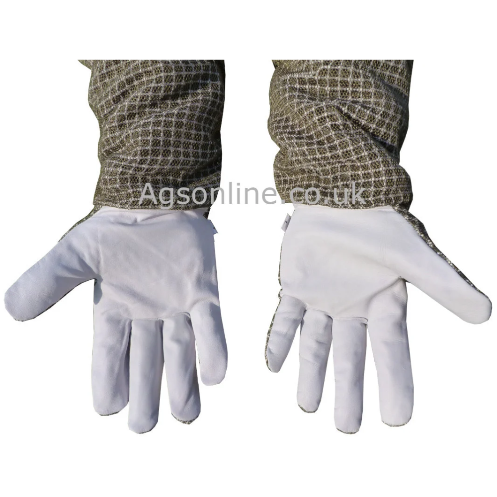 Guantes de apicultor verde