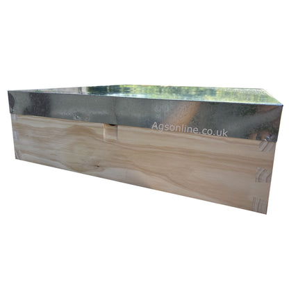 Techo colmena British National 6" profundo de cedro
