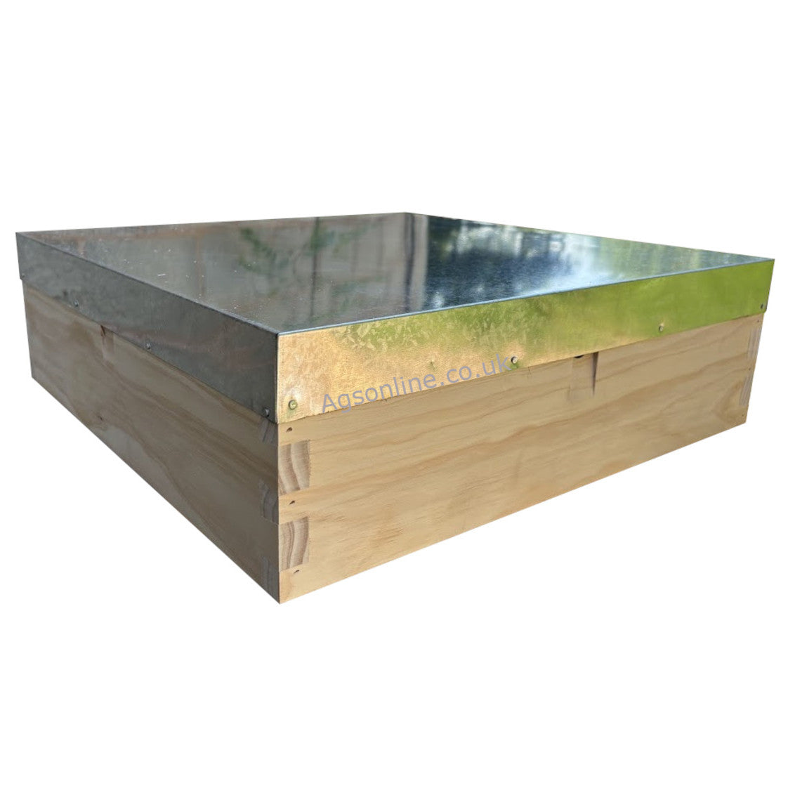 Techo colmena British National 6" profundo de cedro