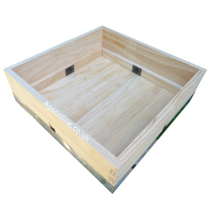 Techo colmena British National 6" profundo de cedro