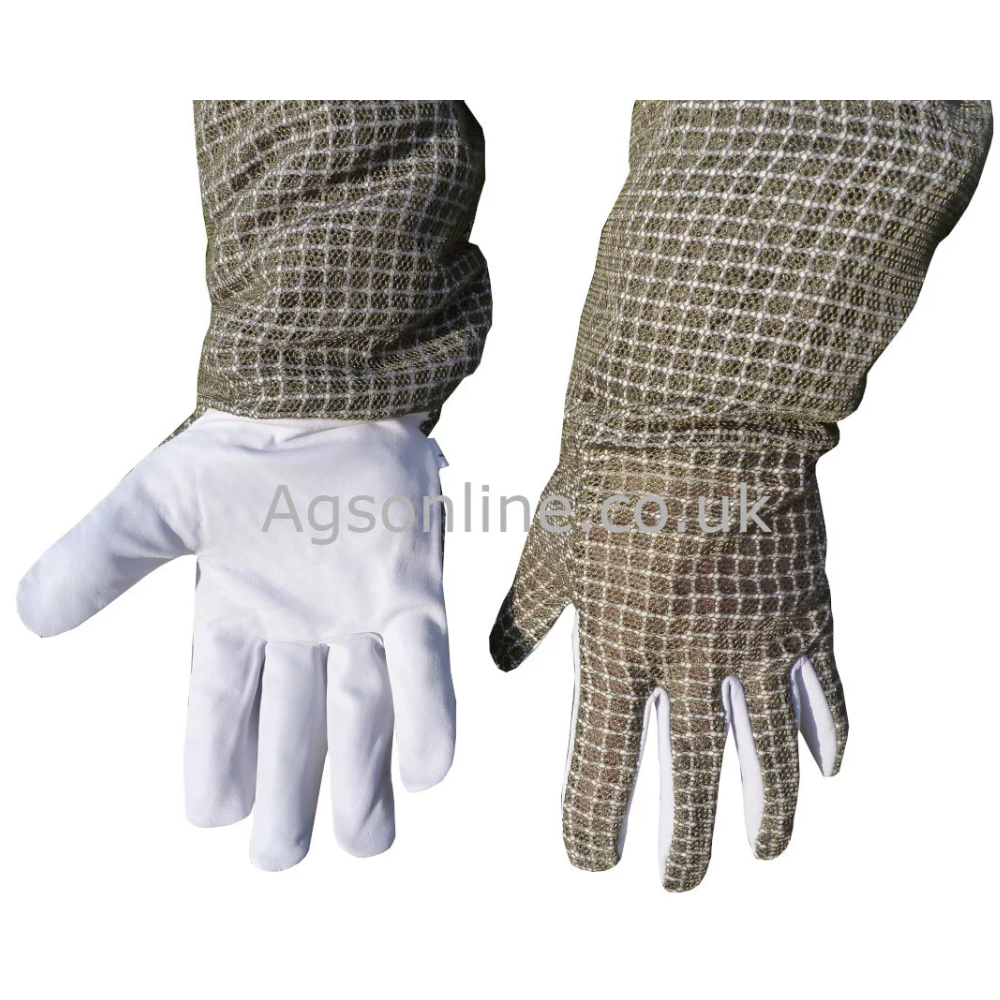 Guantes de apicultor verde