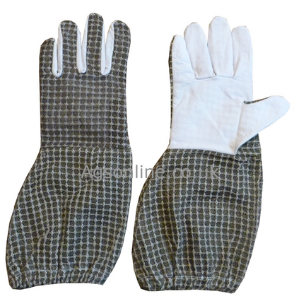 Guantes de apicultor verde