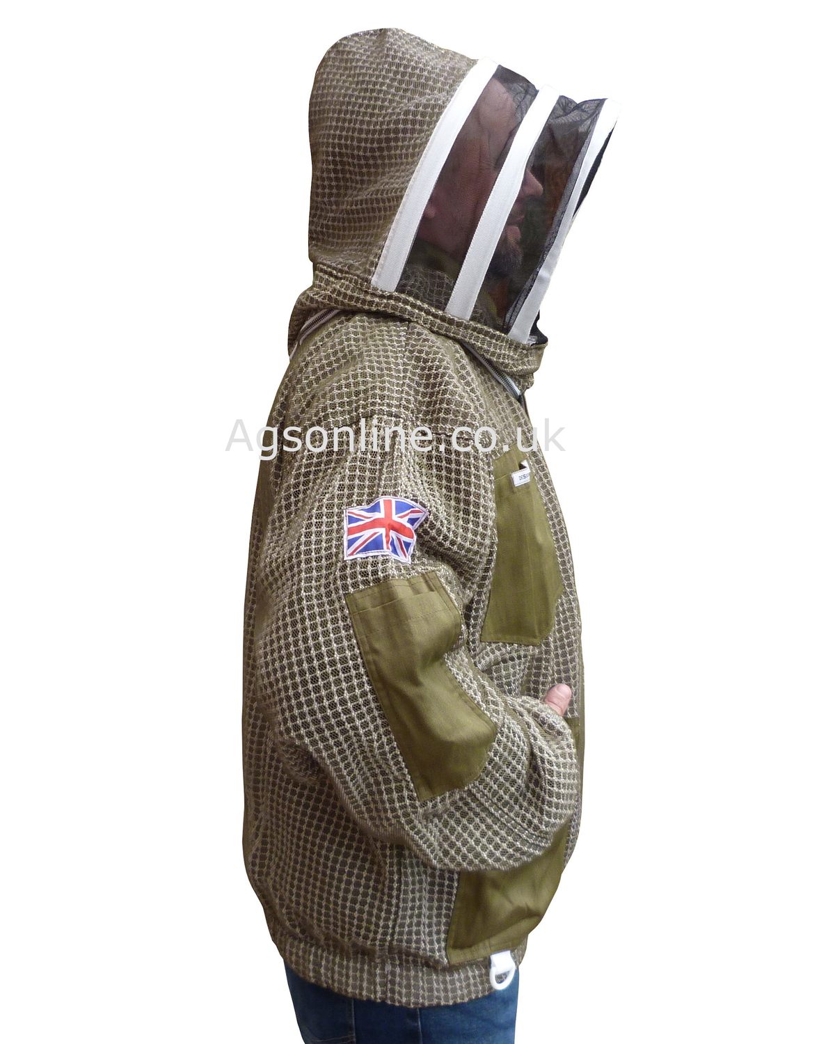 Green 3 layer fencing jacket