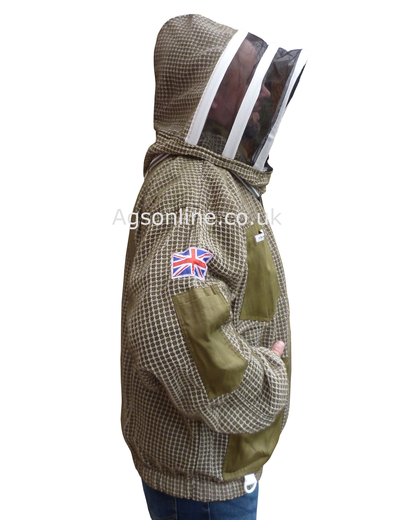 Green 3 layer fencing jacket