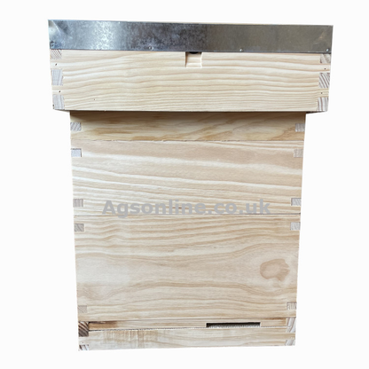 Bee Hive Cedar British National beehive with Brood Box & 2 Supers Beekeeping Equipment