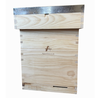 Bee Hive Cedar British National beehive with Brood Box & 2 Supers Beekeeping Equipment