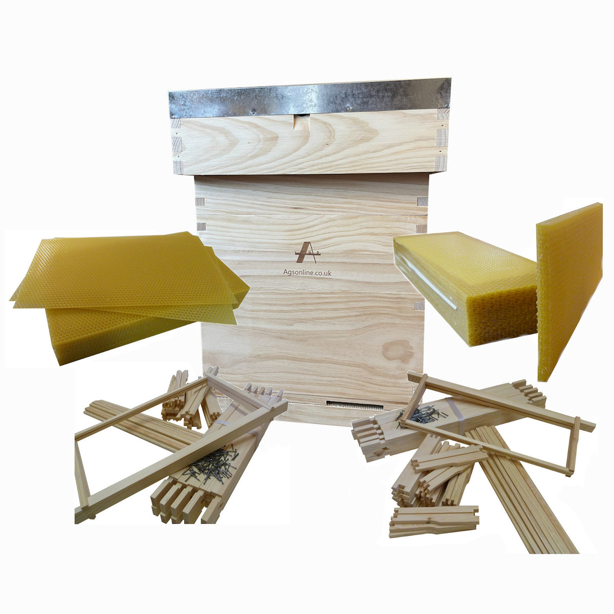 Kit arnia National in cedro
