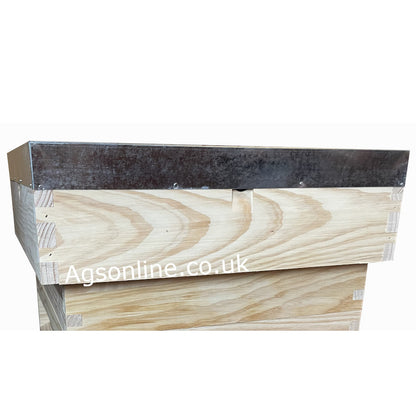 Techo colmena British National 6" profundo de cedro