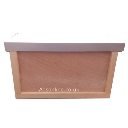 National 5-Frame Nuc Box for Bees - Flat Packed Pine Beehive for Nucleus Colonies