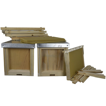 Ablegerkasten-Komplettset – Doppelpack