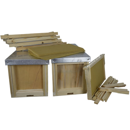 Ablegerkasten-Komplettset – Doppelpack