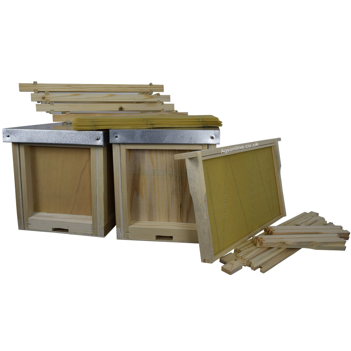 Ablegerkasten-Komplettset – Doppelpack