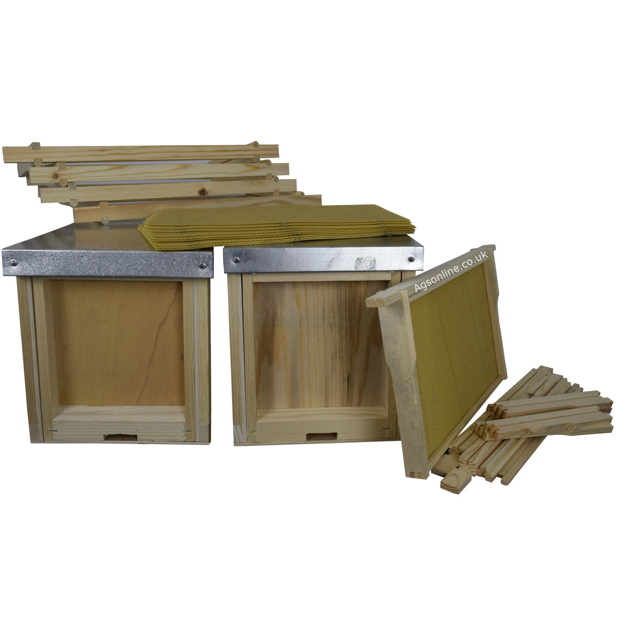 Ablegerkasten-Komplettset – Doppelpack