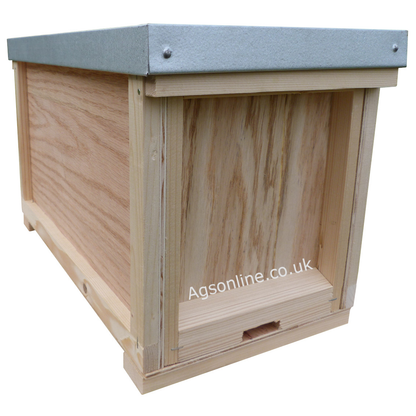 National 5-Frame Nuc Box for Bees - Flat Packed Pine Beehive for Nucleus Colonies