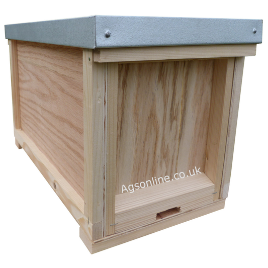 National 5-Frame Nuc Box for Bees - Flat Packed Pine Beehive for Nucleus Colonies