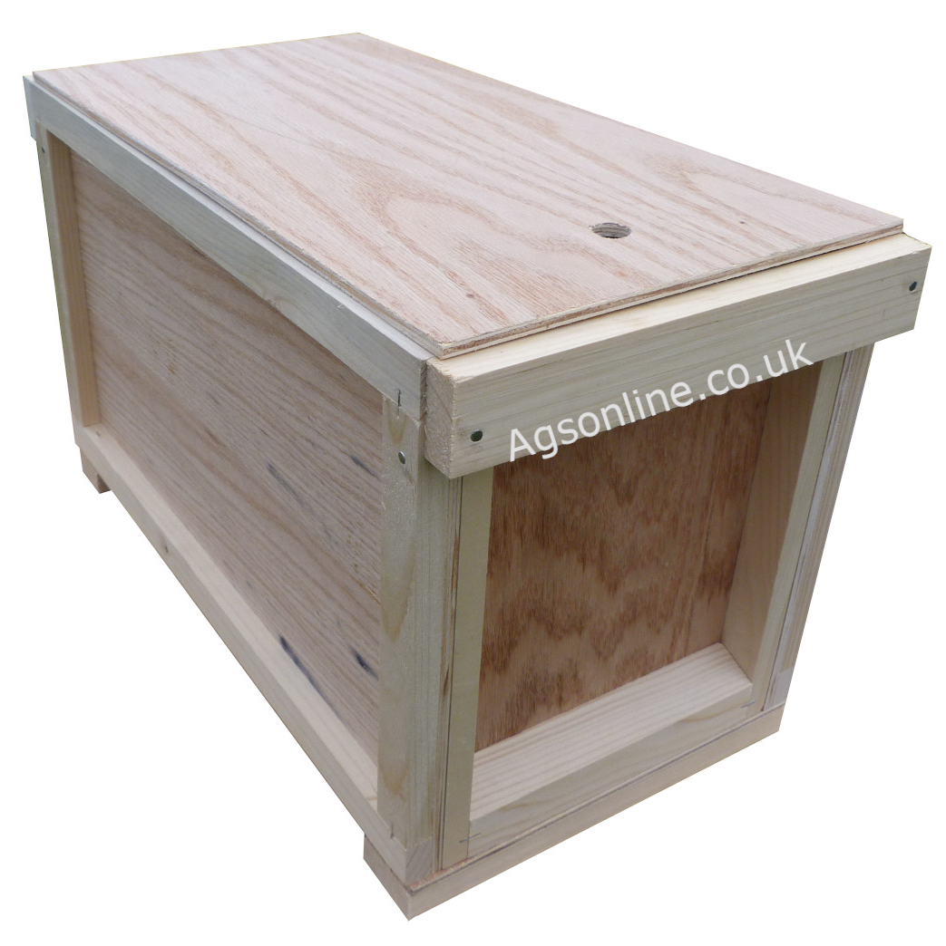National 5-Frame Nuc Box for Bees - Flat Packed Pine Beehive for Nucleus Colonies