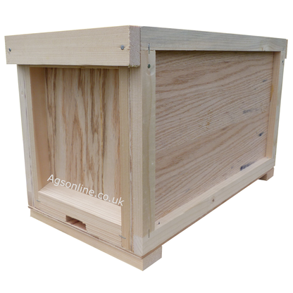 National 5-Frame Nuc Box for Bees - Flat Packed Pine Beehive for Nucleus Colonies