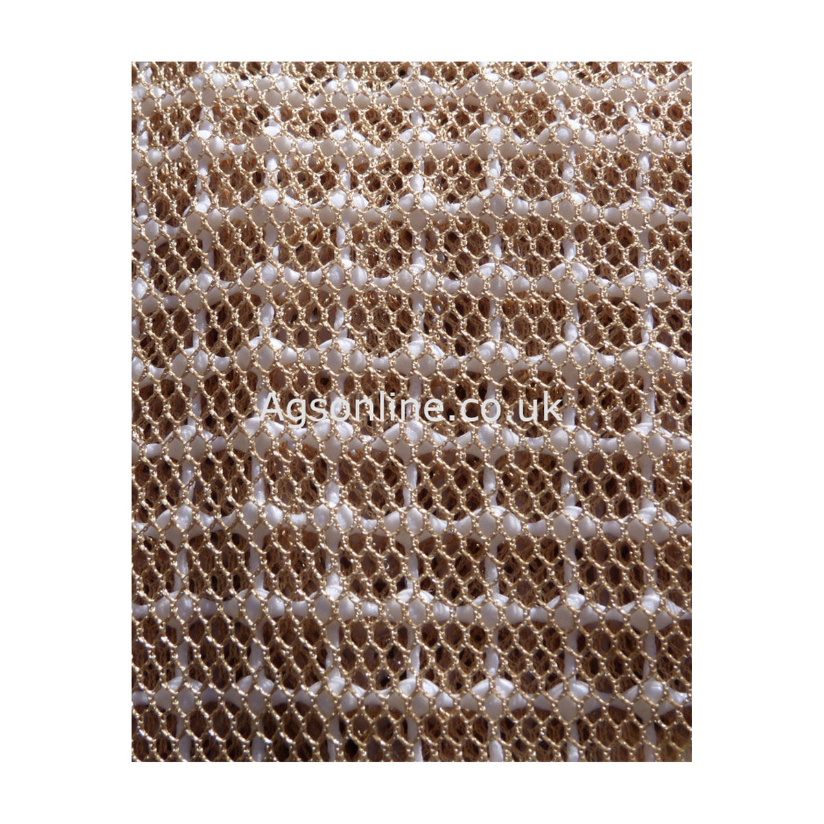 Close-up of olive 3 layer ventilated mesh fabric used in the bee suit
