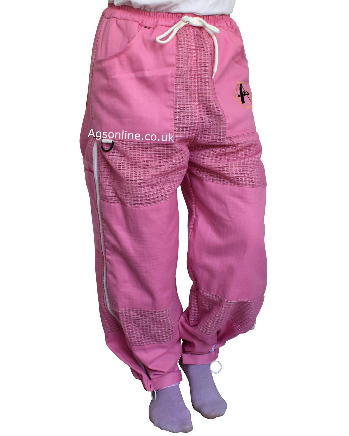 Traje de apicultor rosa de 3 capas