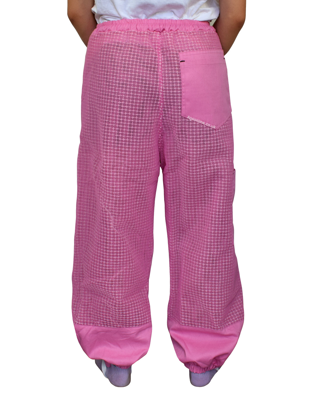 Traje de apicultor rosa de 3 capas