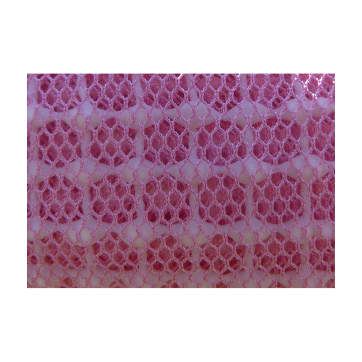 Primer plano de Rosa de 3 capas  ventilado tejido de malla used on the traje de apicultor