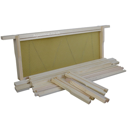 Bijenkorf-set Cedar National met bedrade raatwas