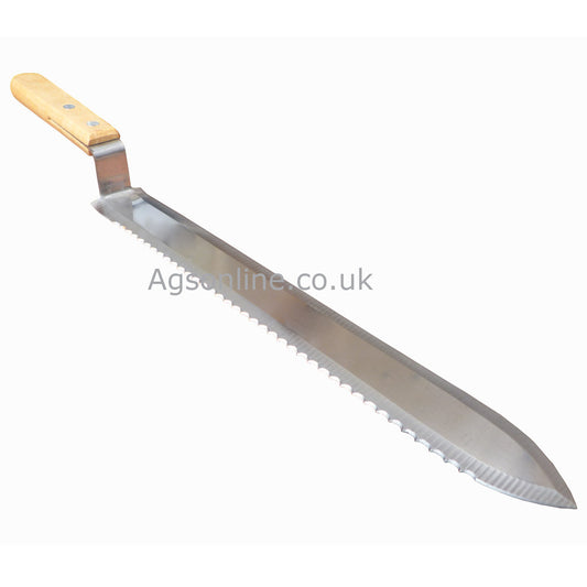 Wood Handle Uncapping Knife