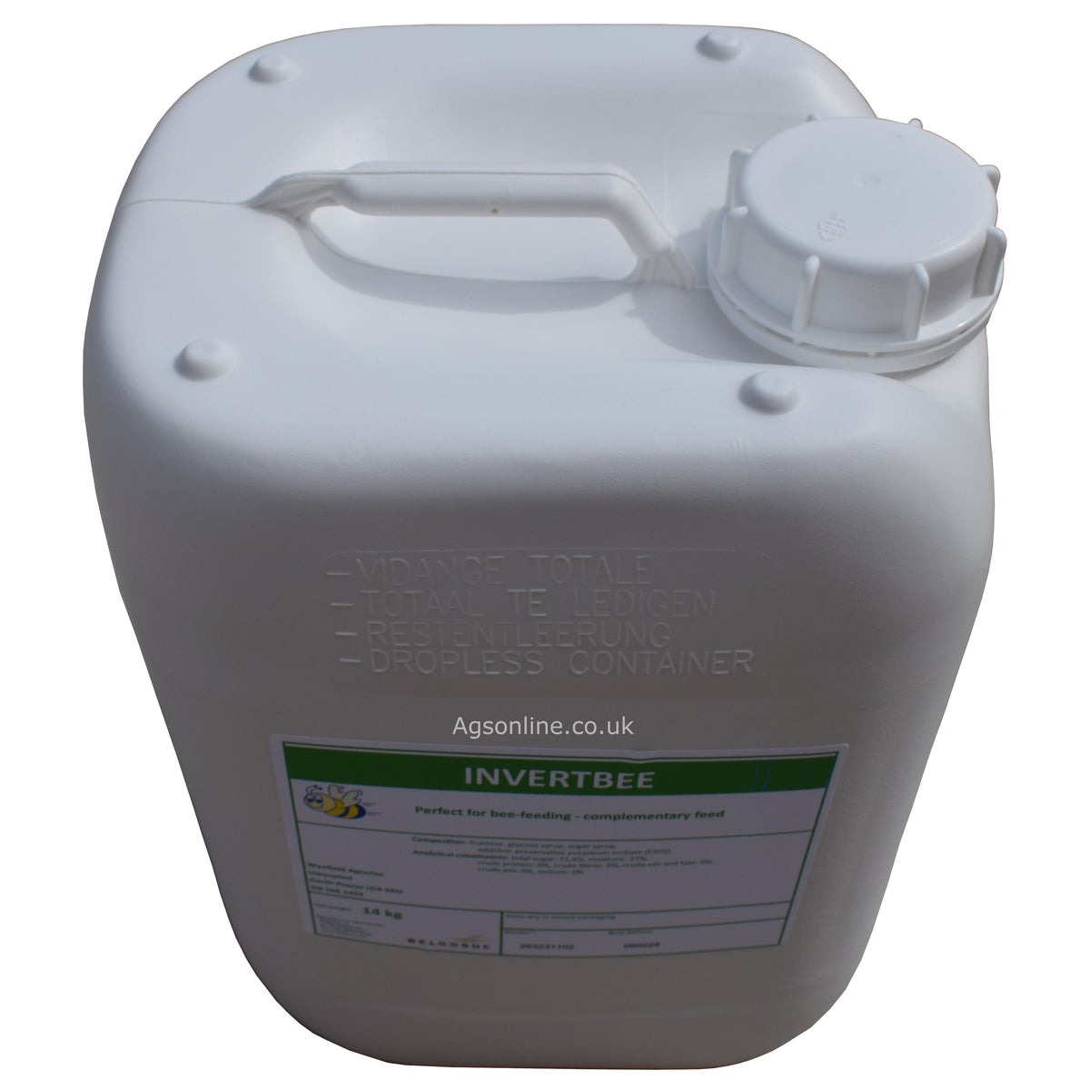 Jarabe Invertbee 14 kg / 10 L – alimento líquido listo para usar | Jarabe de primavera